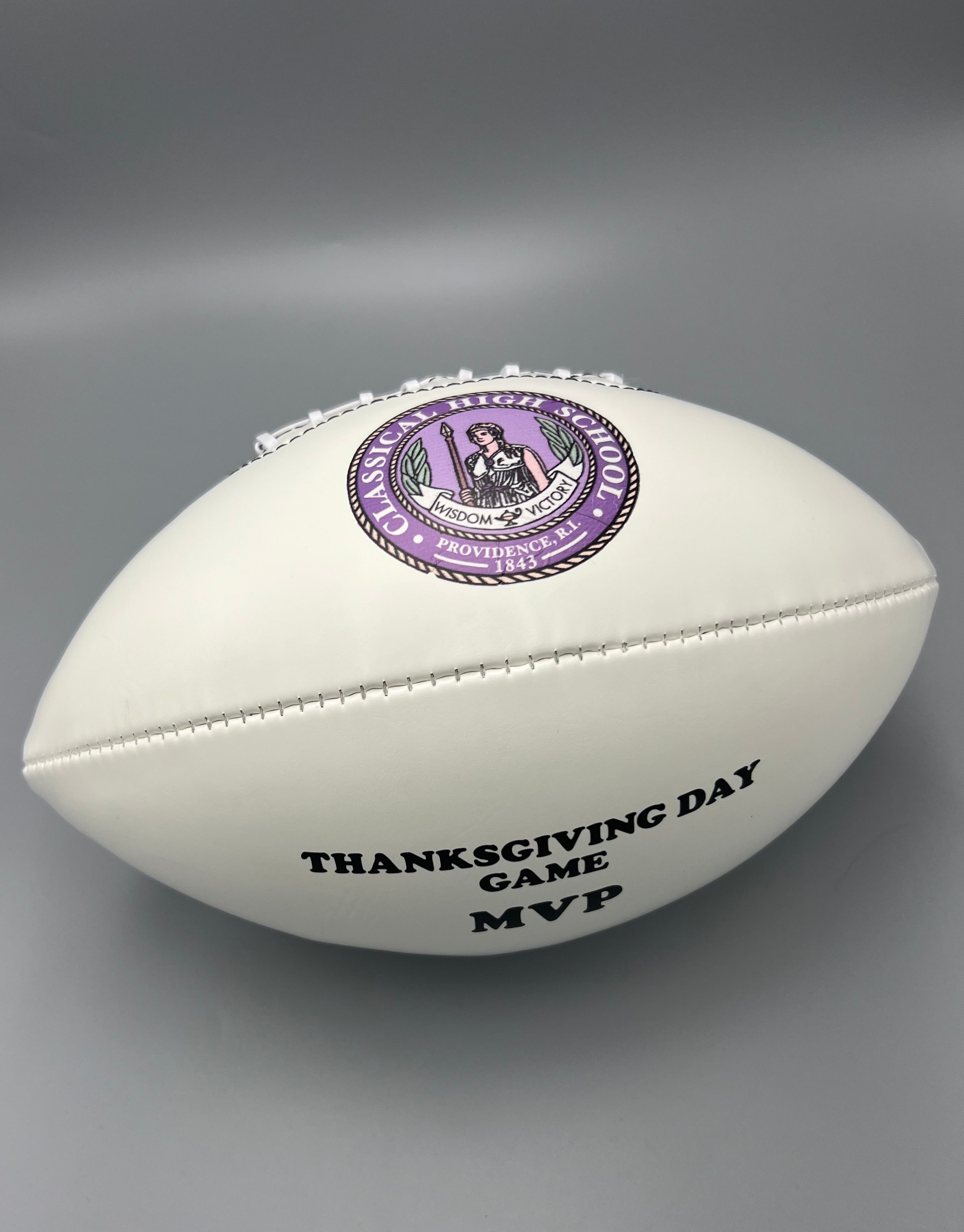 Football with Custom Logo