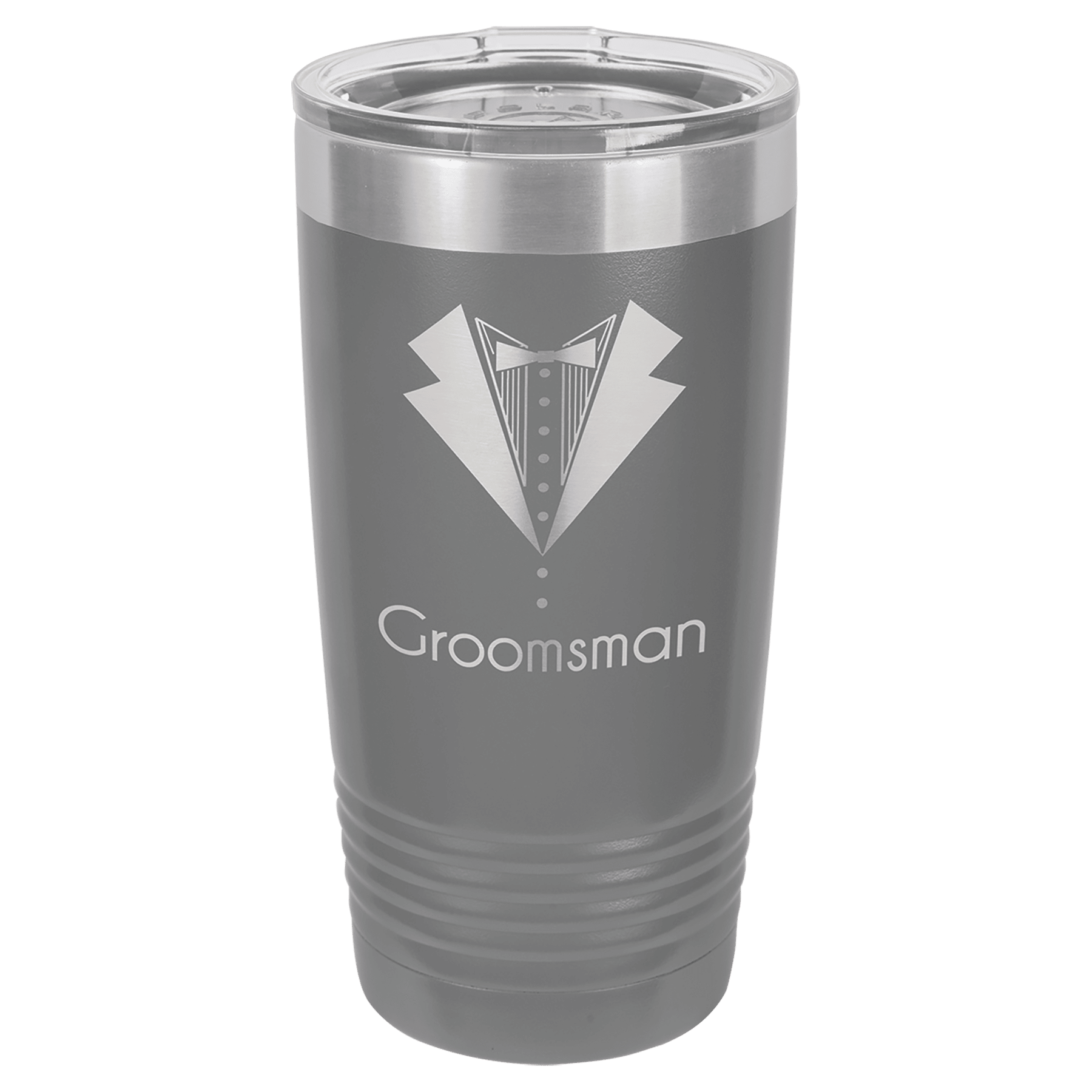 20 oz. Stainless Steel Vacuum Insulated Ringneck Tumbler with Clear Lid