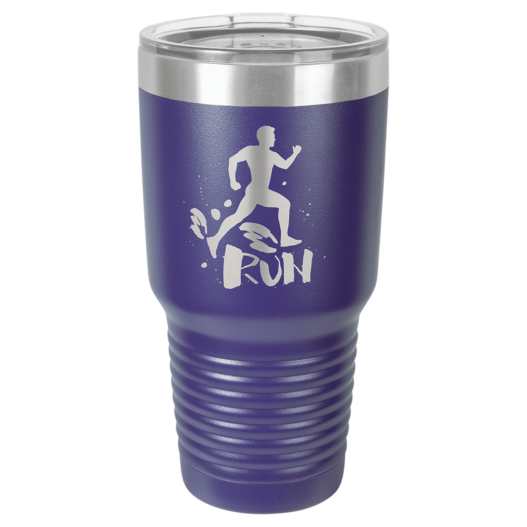 30 oz. Stainless Steel Vacuum Insulated Ringneck Tumbler with Clear Lid