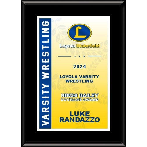 Varsity Plaque Series