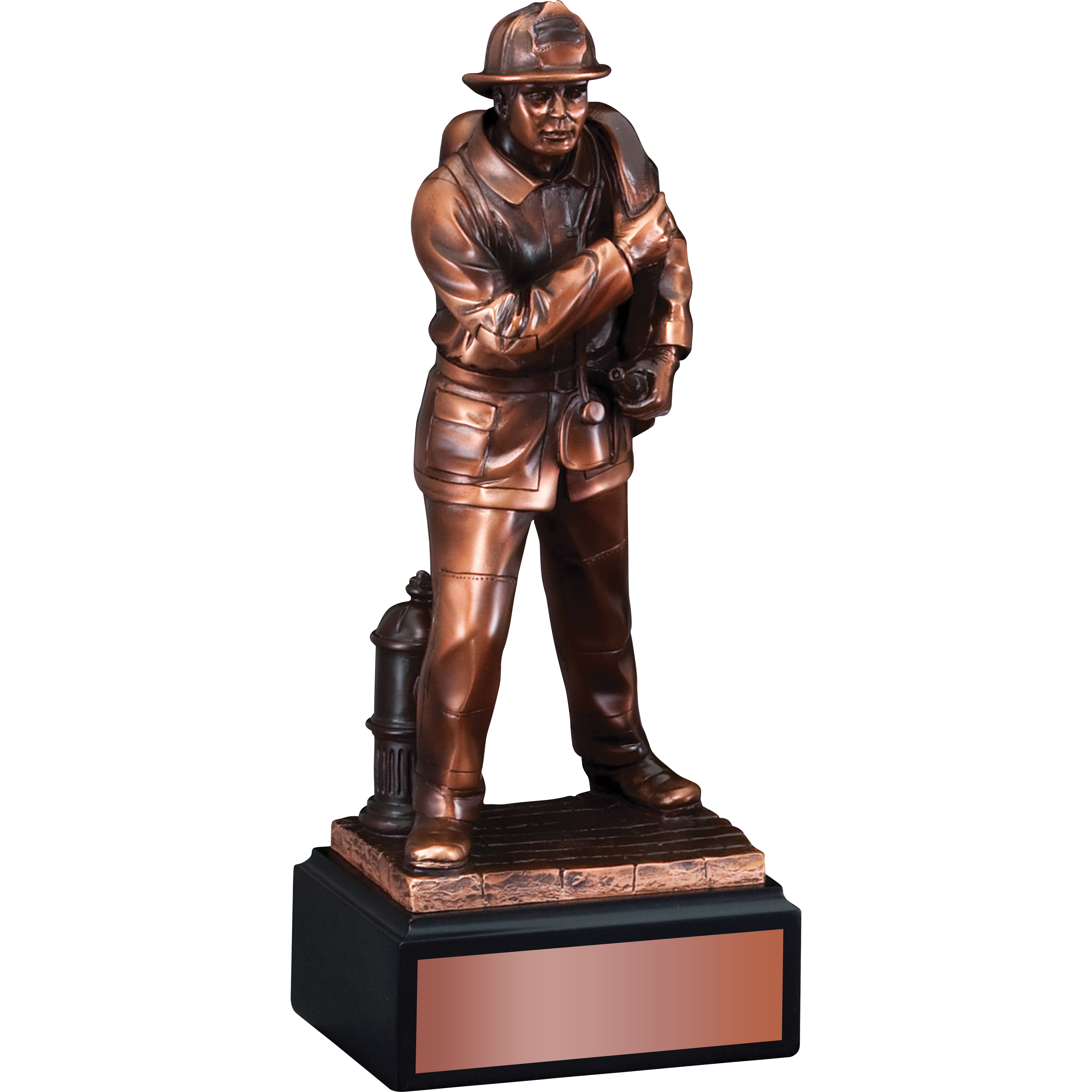 Fireman At Ready Statue