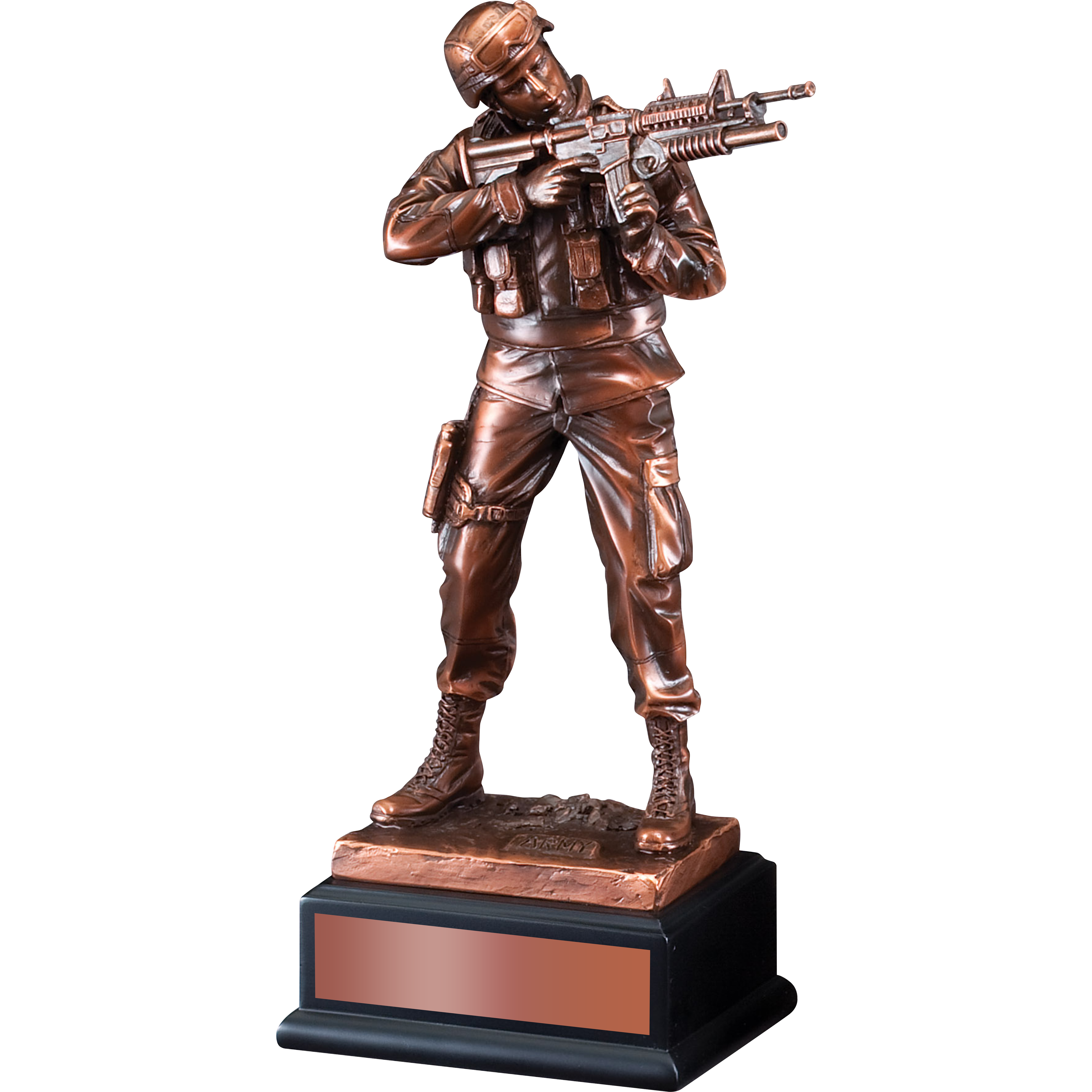 US Army Male Soldier Statue