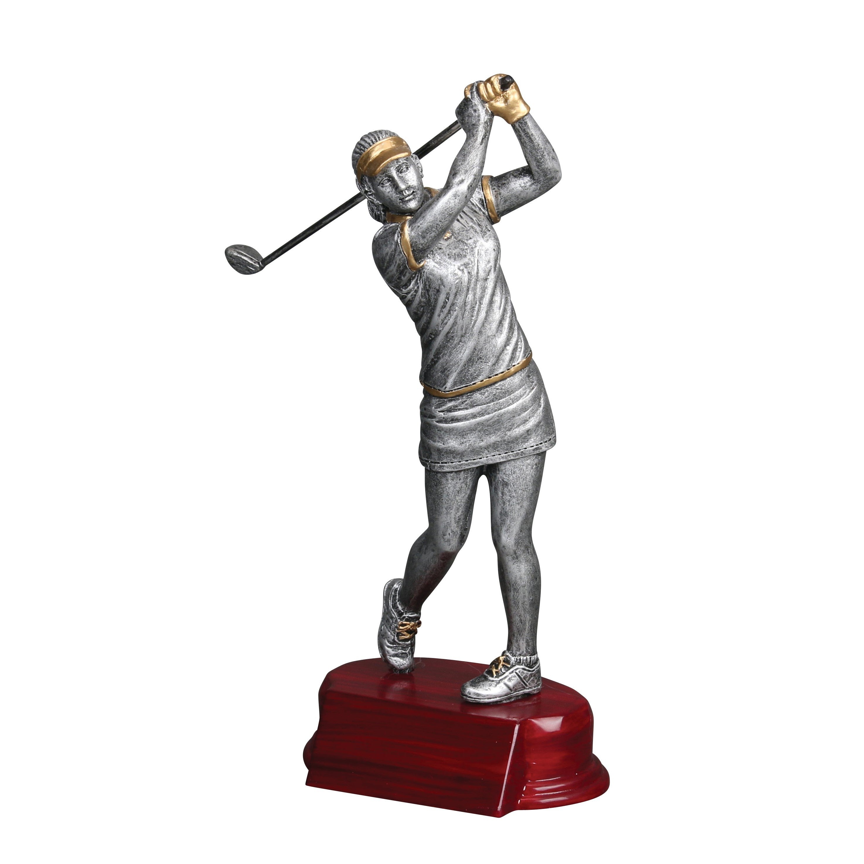 Golf Swing Resin Statues