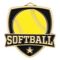 Softball Medals with neck ribbon