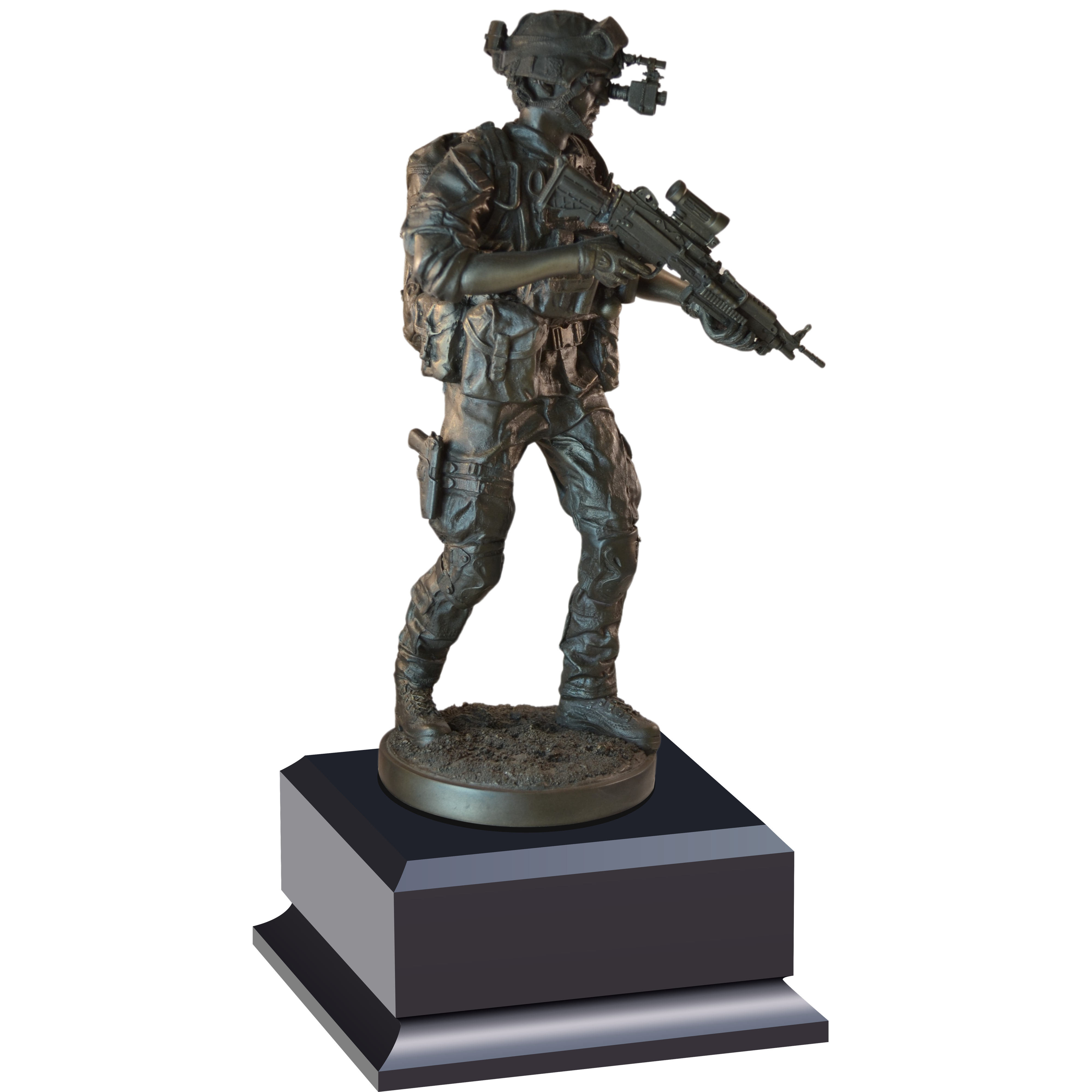 Night Mission Soldier Statue